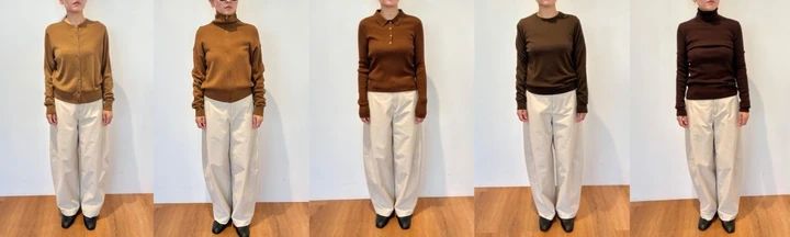 【着回しを比較】一枚着、羽織り、冬のインナー。5型はどう使い分ける？
