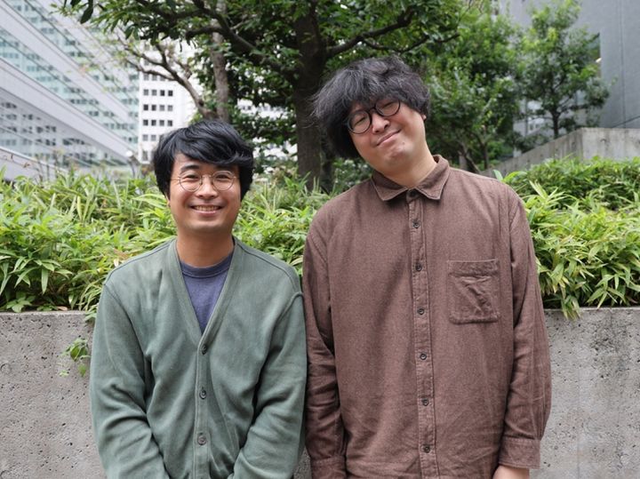 （左から）コンプソンズ・金子鈴幸、東京にこにこちゃん・萩田頌豊与 クランクイン！ width=