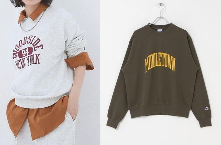 画像: 「別注SWEAT CREWNECK PULLOVER」各￥8,800【チャンピオン×アーバンリサーチ ドアーズ】 出典：アーバンリサーチ ドアーズ