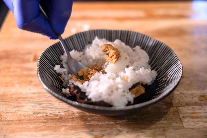 ジャンボマッシュルームごはん