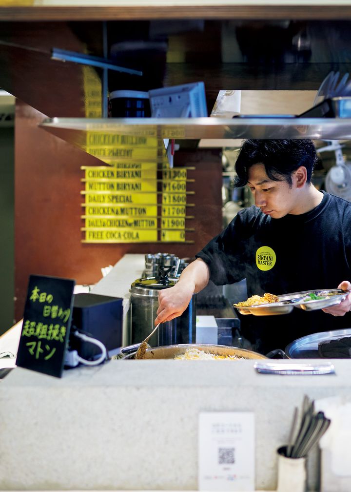 〈BIRYANI MASTER〉店主の三上さん