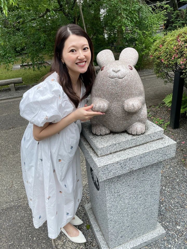 安産祈願は京都の岡崎神社へ かわいいうさぎに囲まれて家族3人の幸せを願うひととき_4