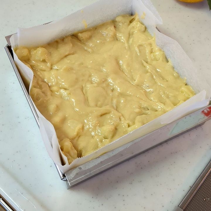生地を流し入れます。