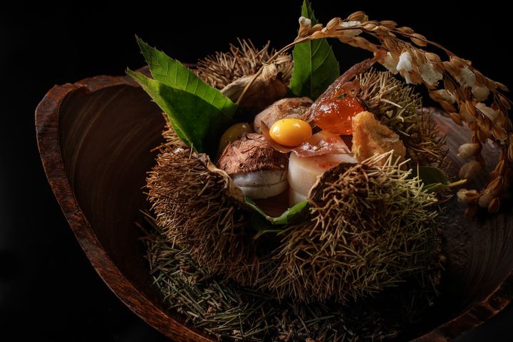 星のや軽井沢「山の懐石」秋限定メニュー
