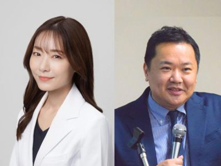 <右>前川知樹研究教授（新潟大学大学院歯学総合研究科 高度口腔機能教育センター）<左>工藤あき先生（消化器内科医）