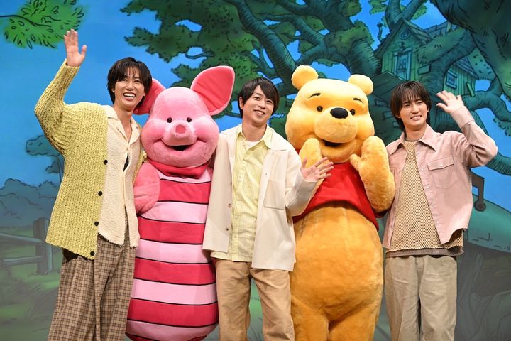 櫻井翔、阿部亮平＆川島如恵留とプーさん100周年イベント登壇！ 3人が語る“なんにもしない”時間