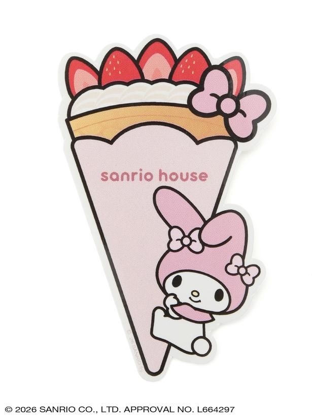 クレープステッカー マイメロディ(440円)