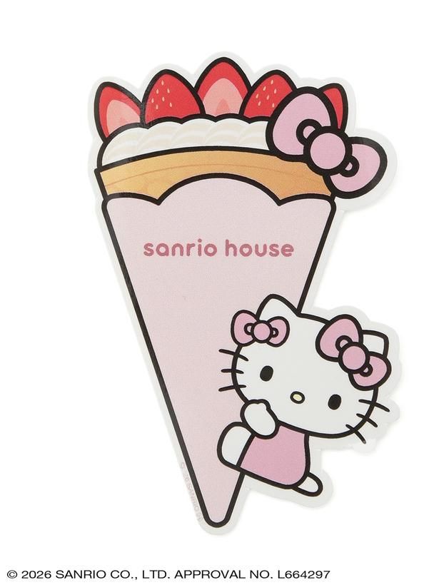 クレープステッカー ハローキティ(440円)