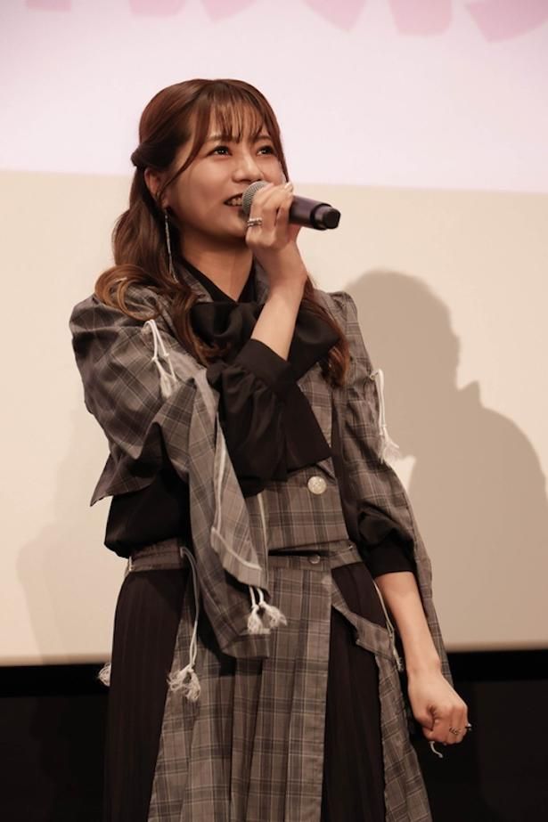 「ガルパン」のイベント初登壇となった明坂聡美は「ガルパンおじさん初めて見ました(笑)」 [c]GIRLS und PANZER Finale Projekt