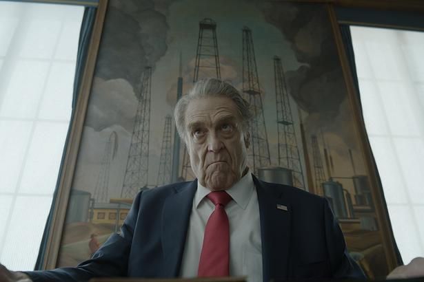 ジョン・グッドマン演じるコンプソン大統領 [c]2026 WBEI and Legendary