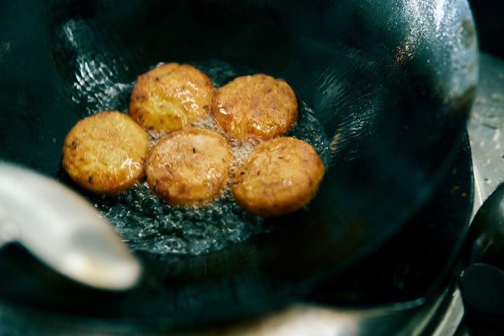 揚げ焼きにする
