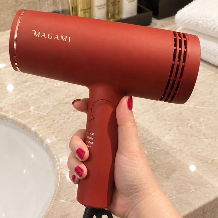 ホテルの洗面台で手にする高機能ヘアドライヤー「MAGAMI」