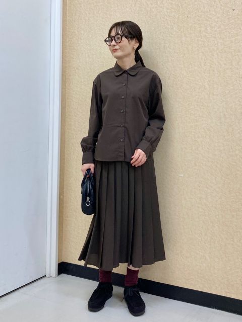 【ユニクロ】すっきりはけるミディ丈プリーツスカート