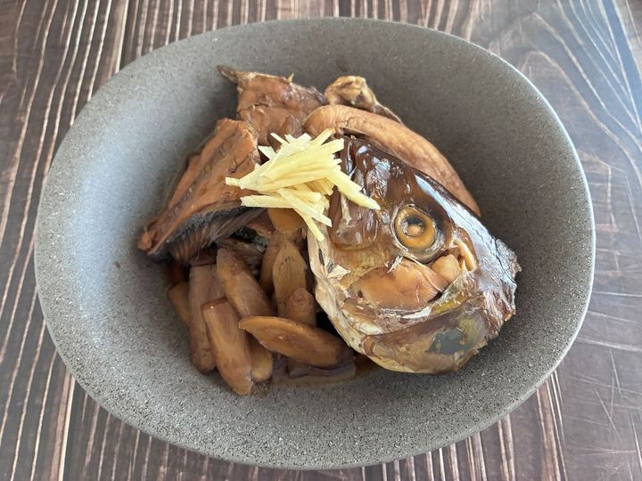 カンパチのあら炊き