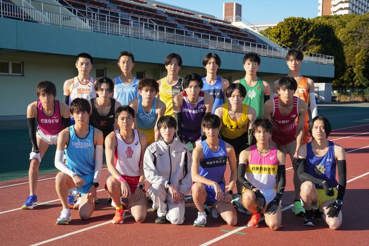 ドラマ『俺たちの箱根駅伝』学生キャスト （C）日本テレビ width=