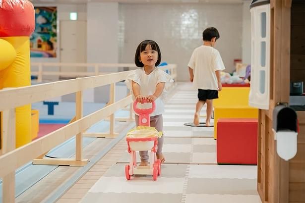 小さな子どもが楽しめる遊具も充実