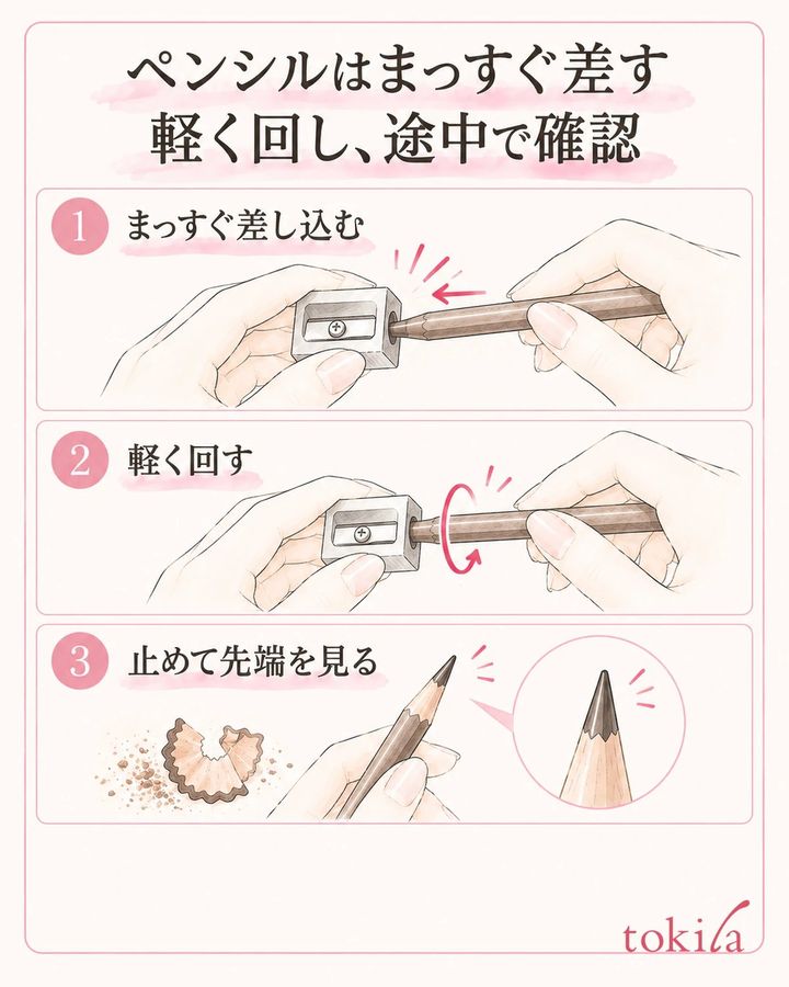机の上でまっすぐ差し込み、軽く回して途中で先端を見ます。