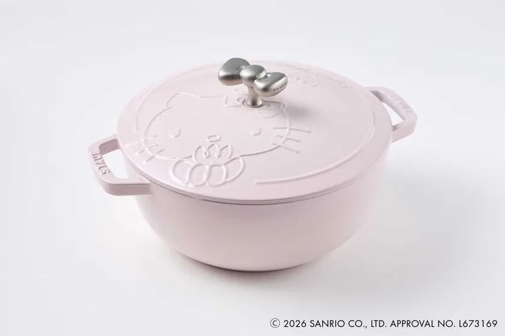 Wa-NABE ハローキティ XL 24cm ソルベローズの鍋全体