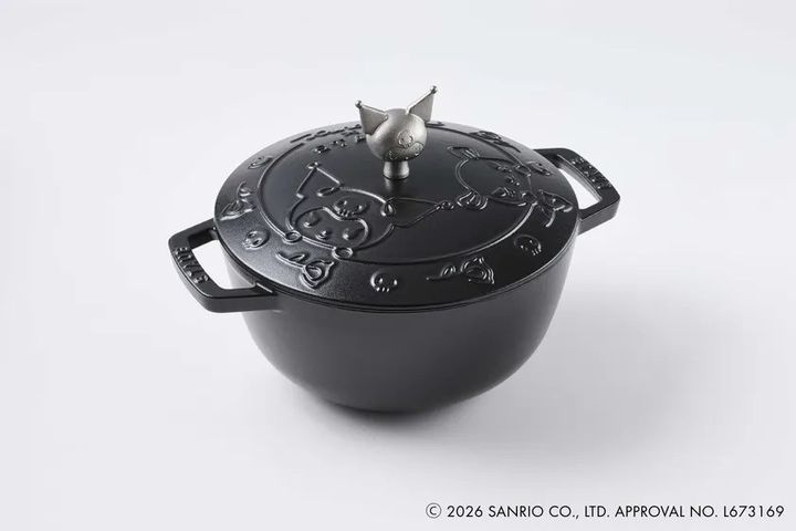 Wa-NABE クロミ L 20cm ブラックの鍋全体