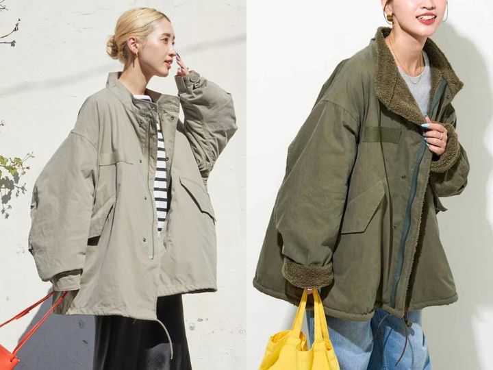 画像: 「M-65 ショート 3Way キルトライナーセット」各￥14,993 出典：フリークス ストア