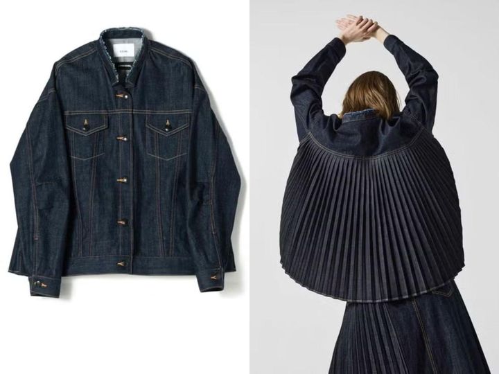 画像: 「EZUMI _ BACK PLEATS DENIM JACKET」￥59,400【ジャパンデニム】 出典：パリゴ