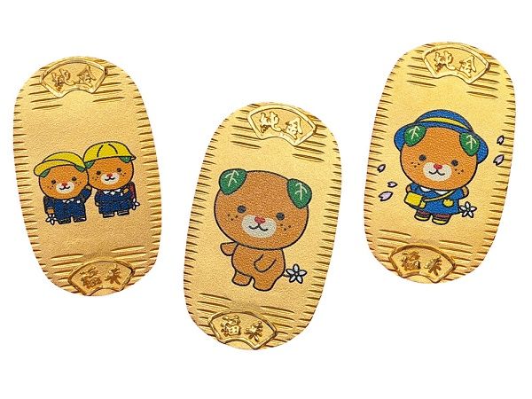 愛媛県のキャラクター「みきゃん」が純金製置物や小判に！松山三越で金製品の展示販売や買取を行う「黄金芸術展」開催