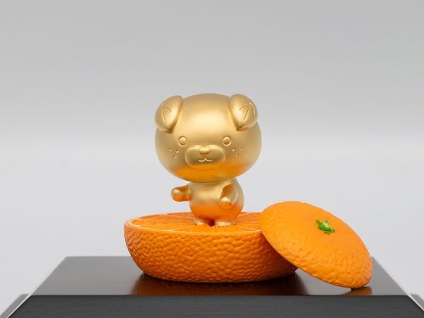 愛媛県のキャラクター「みきゃん」が純金製置物や小判に！松山三越で金製品の展示販売や買取を行う「黄金芸術展」開催