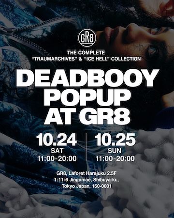 学生選抜企画individual出身。西脇駆の「Deadbooy」が原宿で初のPOPUPイベントを実施