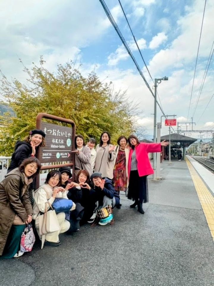 阪急線 松尾大社駅ホームから出発