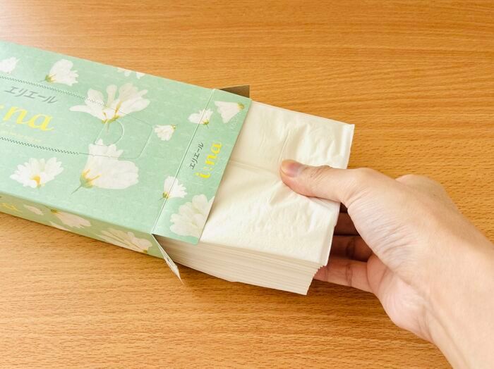 【眠っていた巾着袋】が大活躍！ボックスティッシュの使い勝手が抜群にアップしますよ♡