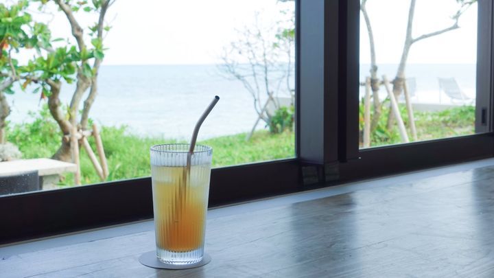 はいむるぶしの「The Beach Café」のクラフトコーラ