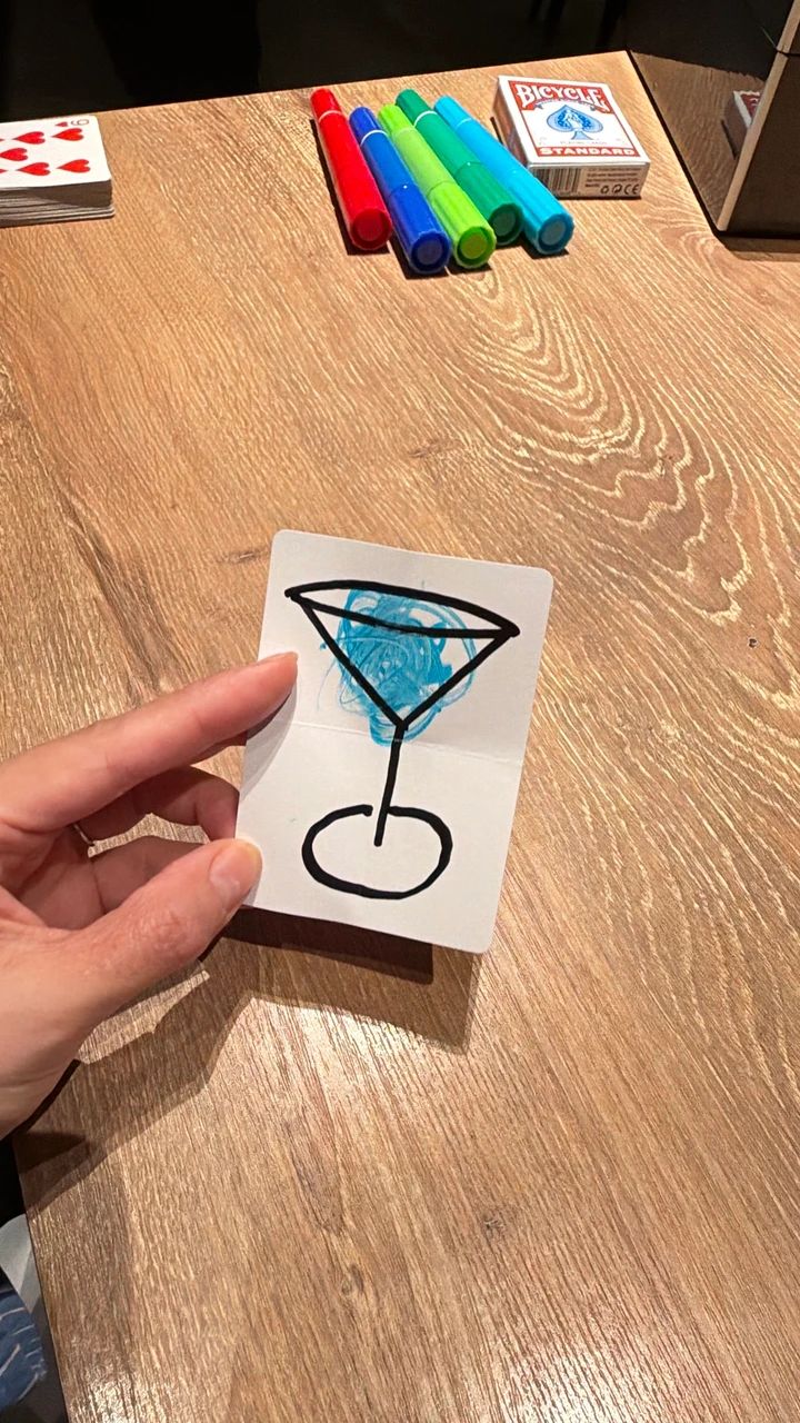 マジックで使う塗り絵