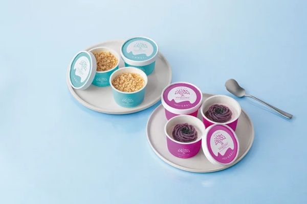 沖縄・瀬底島の人気ソフトクリーム店監修！塩と紅芋のカップアイス2種が全国発売
