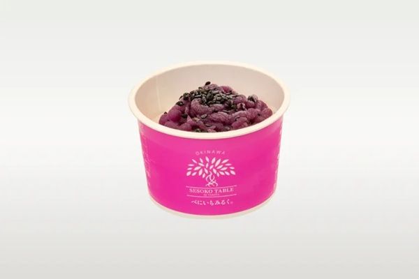 沖縄・瀬底島の人気ソフトクリーム店監修！塩と紅芋のカップアイス2種が全国発売
