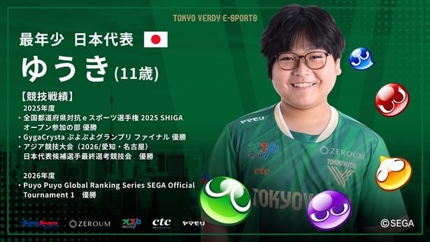 【画像】アジア競技大会の日本代表にも選ばれた最年少プロゲーマー・ゆうき選手