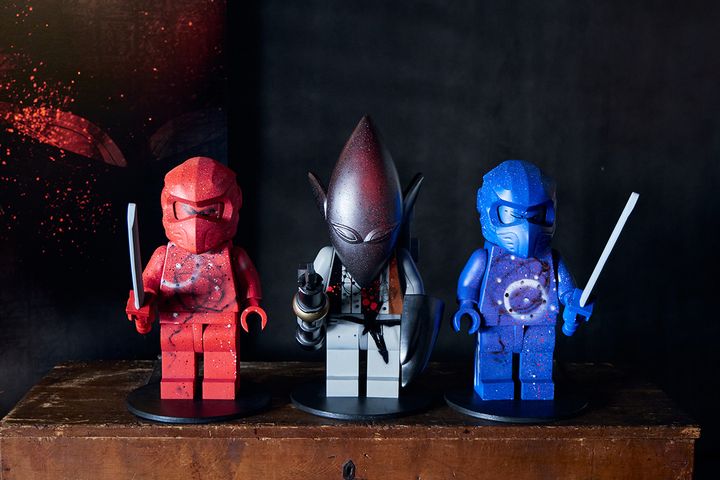 『レゴ®ニンジャゴー』シリーズ誕生15周年を記念し、『ニンジャ・オブ・フューチュラ」のアートピースを制作