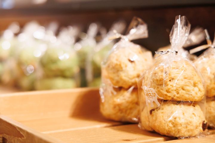 「NASU SHOZO CAFE」のテイクアウトのスコーン