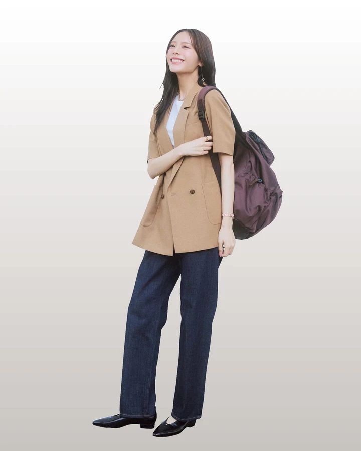 貴島明日香 リュックコーデ