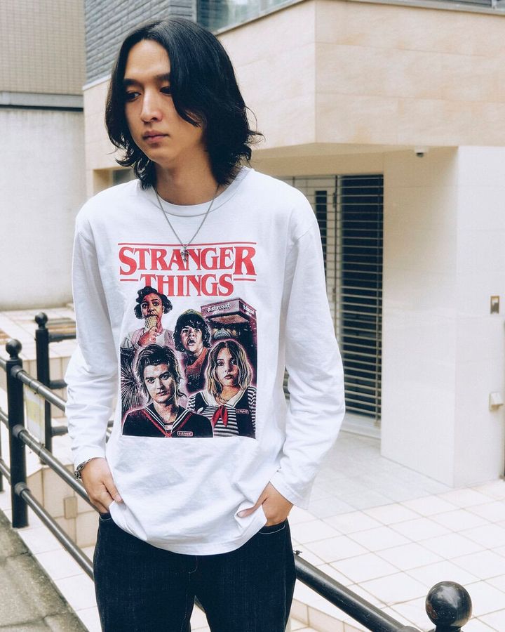 【20代スナップ＠下北沢】ストレンジャー・シングスのロンTが目を惹く“美シルエット”コーデ