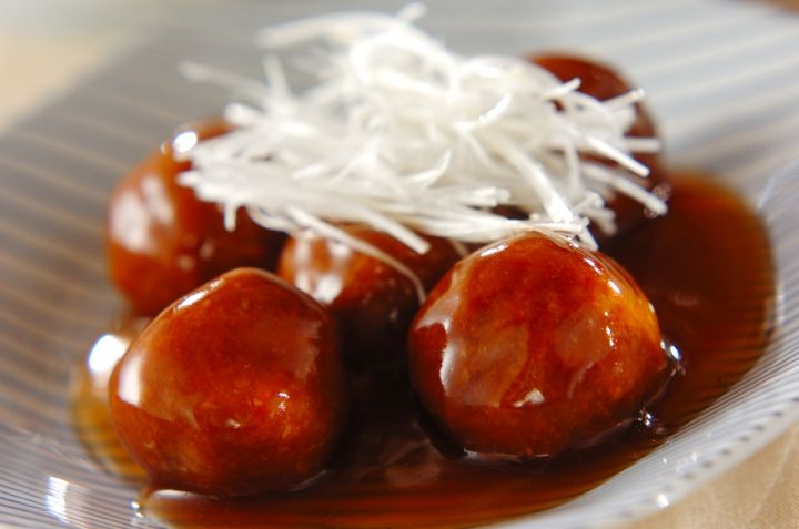 黒酢肉団子