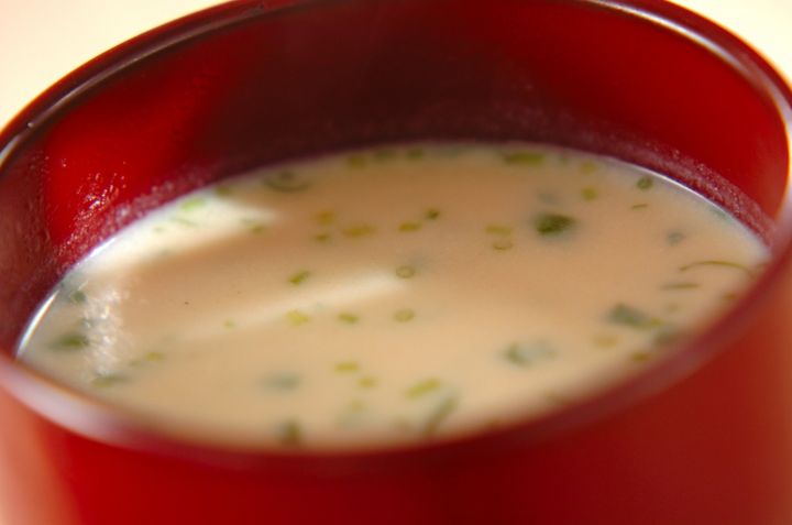 豆腐のすり流しみそ汁