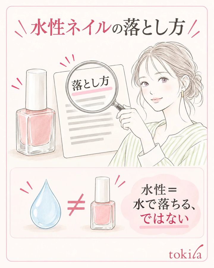 水性という名前と、実際の落とし方を分けて確認します。