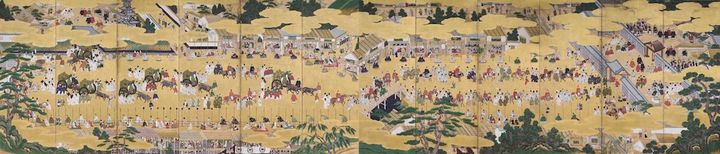 《参内図屏風》 京都文化博物館 （通期展示）