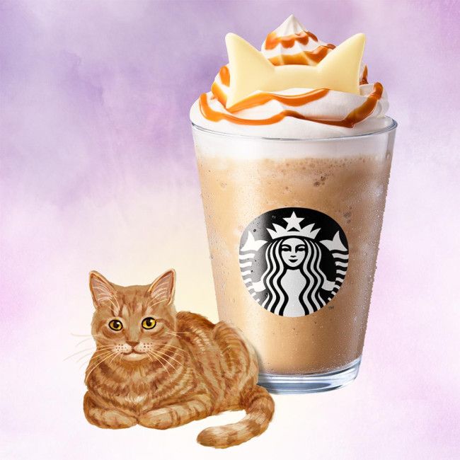 スタバ「ねこ耳カスタマイズ」が明日登場！ フラペチーノ全種類をハロウィン仕様にカスタム可能 width=
