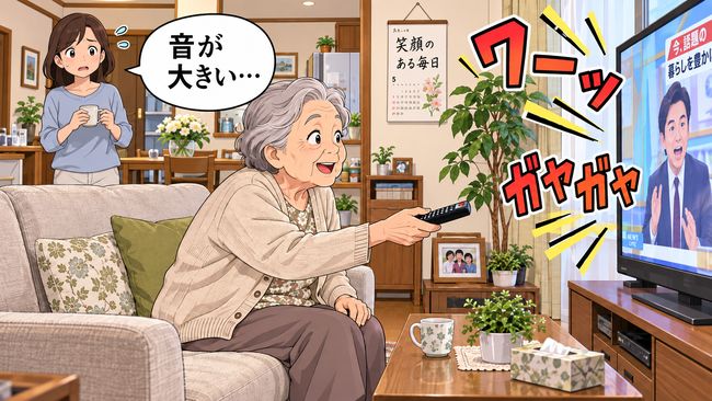 「聞こえないのよ」と音量アップ…高齢者のテレビ音が大きくなる理由と家族の対処法【医師解説】