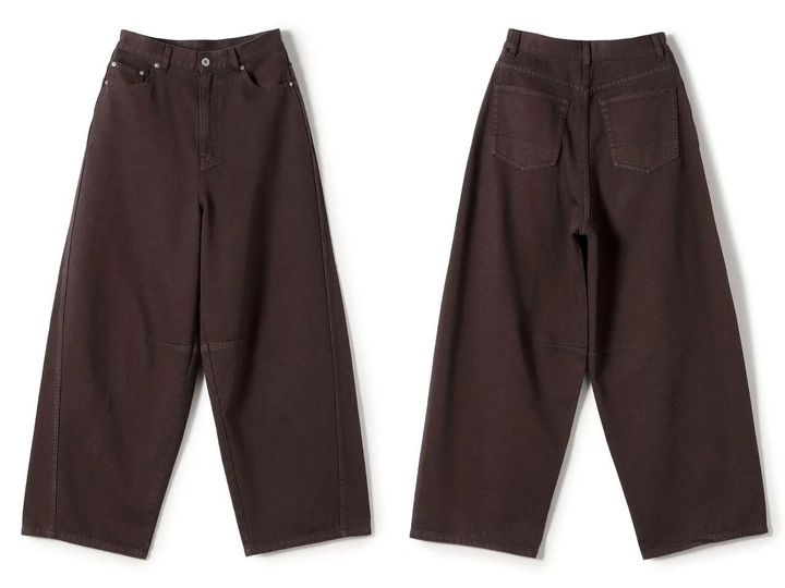 画像: 「ガーメントダイ ツイル バレル パンツ」￥18,150 出典：シップス