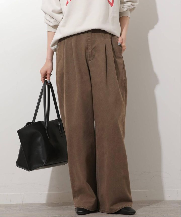 画像: 「コットンバイオウォッシュ2タックパンツ」￥10,450※2026年10月下旬発売予定 出典：ジャーナル スタンダード レリューム
