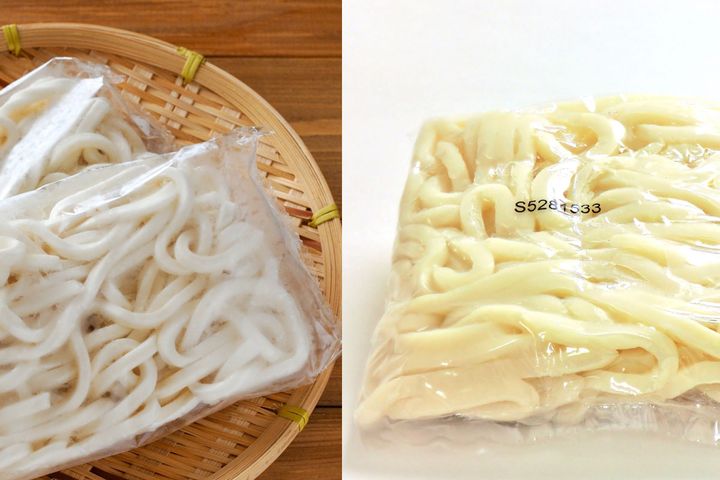ゆでたてのような強いコシが魅力の冷凍うどん、一方やわらかく食べやすいゆでうどんは子どもにも人気