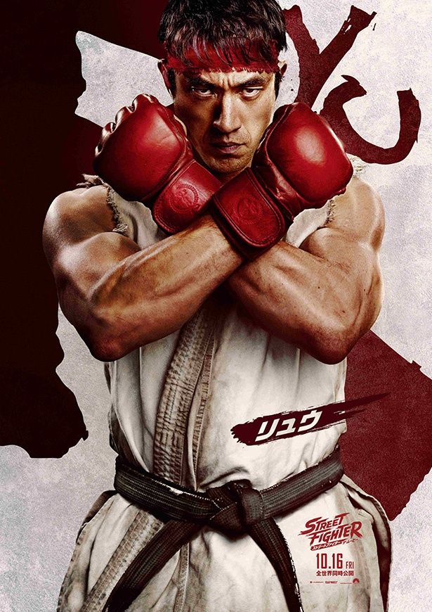 アンドリュー・小路が演じるリュウ [c]2026 Capcom and Legendary. All Rights Reserved.