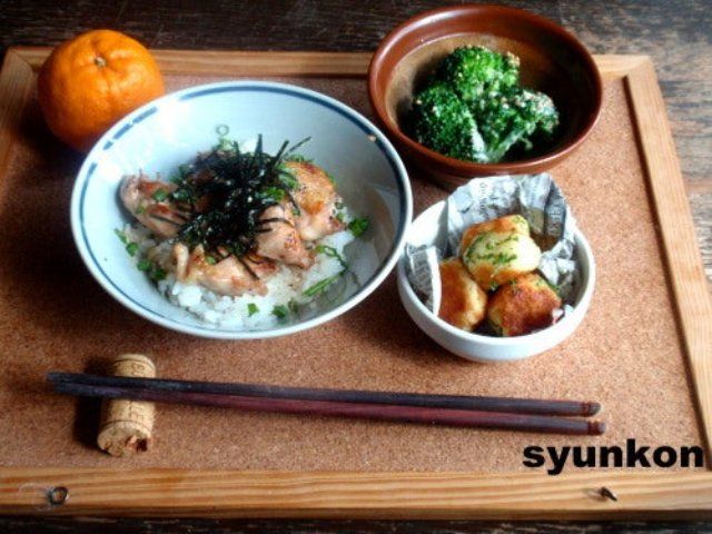 「焼き鳥丼」レシピ